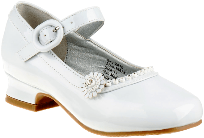 Little girl white dress 2024 shoes