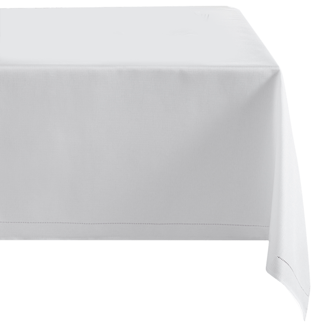 Alison Eyelet Punched Border Fabric Tablecloth, 52" x 70"