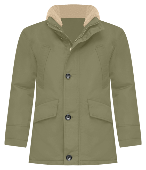 Men's Wittstock Insulated Full-Zip Waxed Parka with Removable Fleece Trim