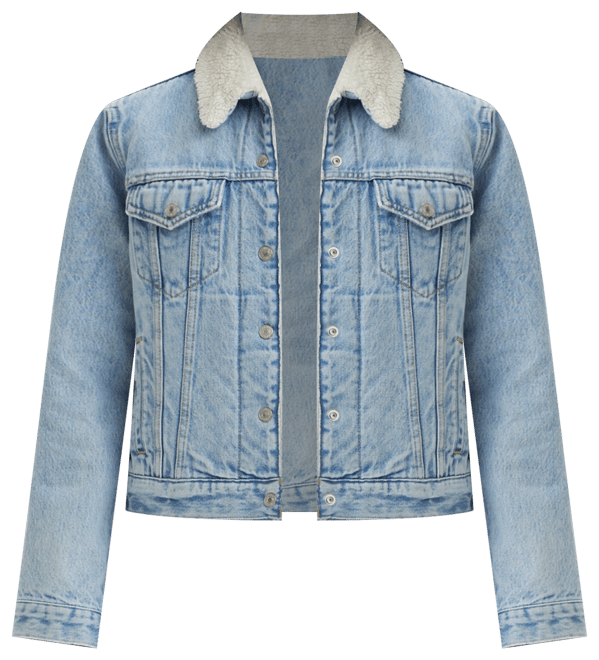 Women's Original Denim Trucker with Sherpa Lining