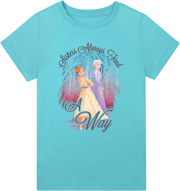 Disney Girls Princess Graphic T-Shirt, Sizes 4-18, Girl's, Size: Small, Blue