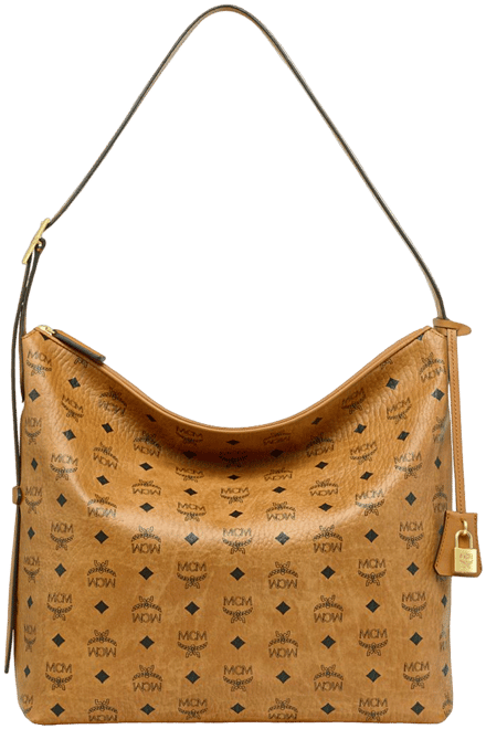 Mcm hobo bag discount cognac