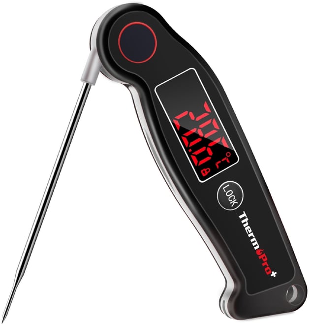 Pack of 1 TP19W Water-Resistant Digital Meat and Food Thermometer