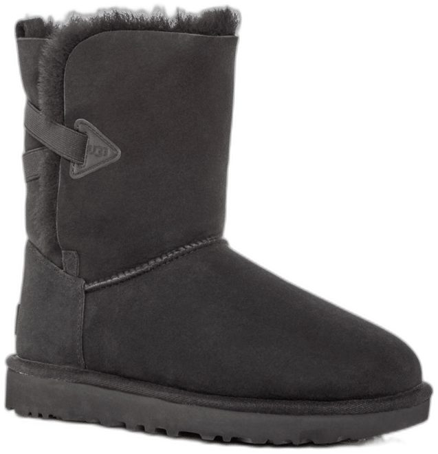 Womens black ugg boots with outlet bows