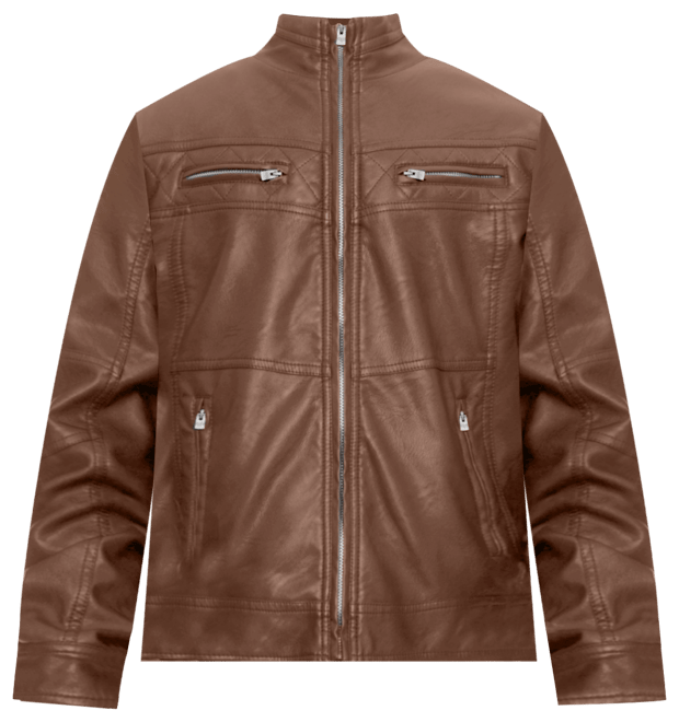 Boy's Pu Jacket With Lining