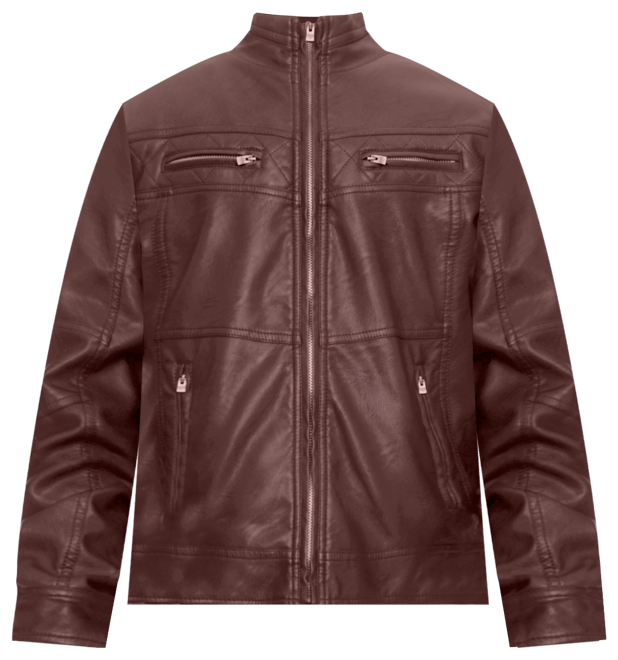 Boy's Pu Jacket With Lining