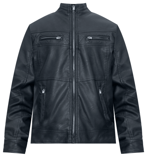 Boy's Pu Jacket With Lining