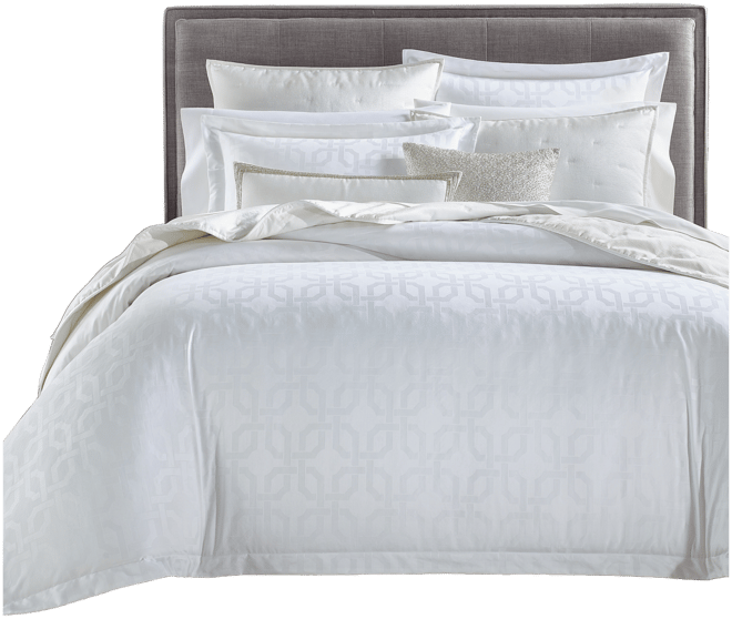 Fresco Jacquard 525-Thread Count Egyptian Cotton 3-Pc. Duvet Cover Set, Full/Queen, Exclusively at Macy's