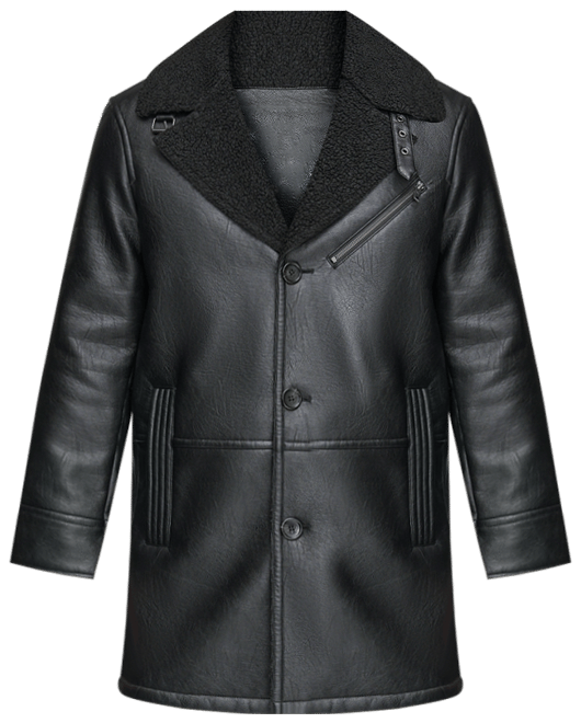 Men's Condore Faux-Shearling Top Coat