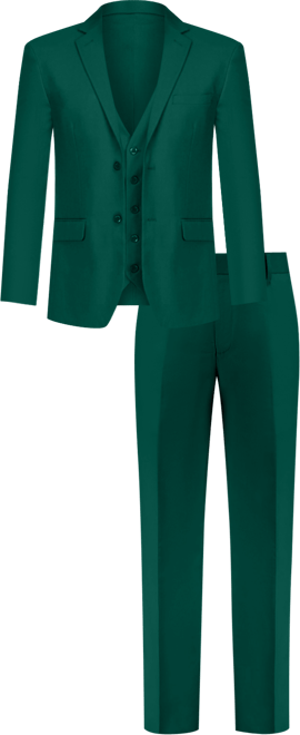 Men's 3-Piece Premium Vested 3-Piece Slim Fit Suit