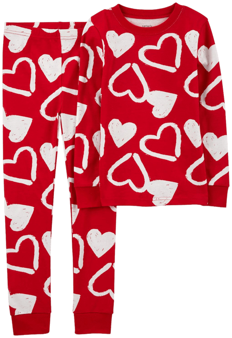 Girls 4-14 Carter's Heart Cozy Fleece Leggings