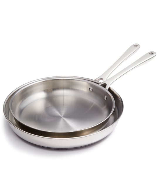 Stainless Steel 10" & 12" Open Fry Pan, Set of 2, Exclusively at Macy's