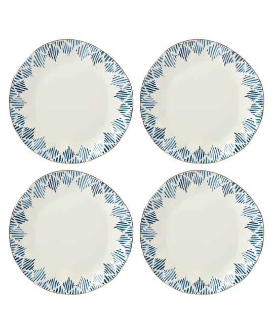 Blue Bay Dinner Plates, Set of 4