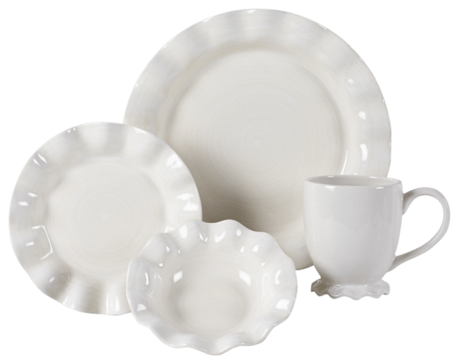 Signature White 4 Piece Place Setting