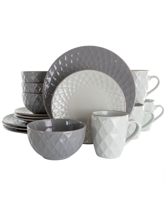 Tahitian Diamond 16 Pc. Dinnerware Set, Service for 4