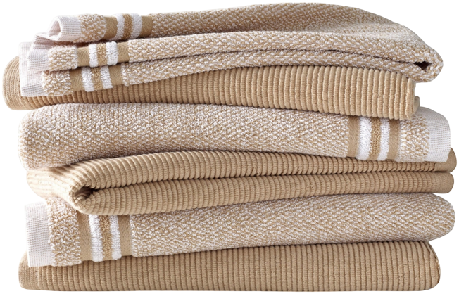 Logan Marled Rib Kitchen Towel, Set of 6