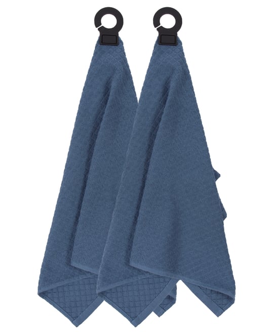 Hook and Hang Woven Kitchen Towel, Set of 2