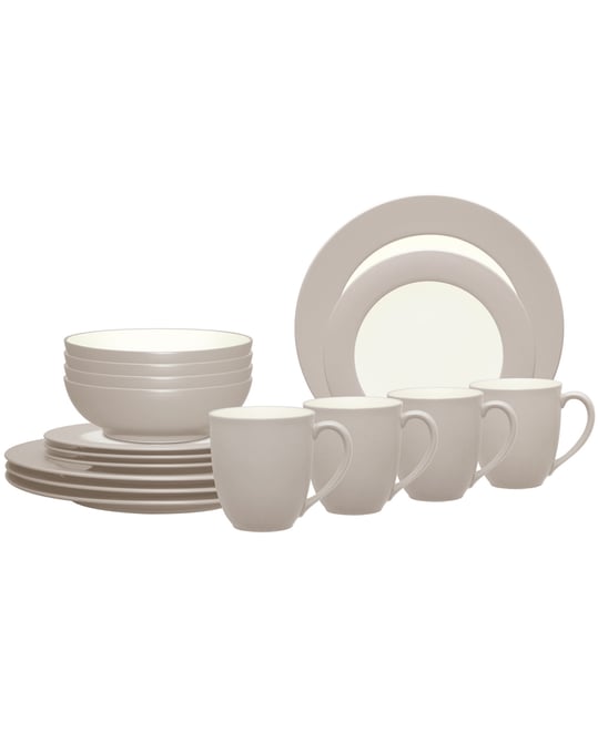 Colorwave Rim 16-Pc. Dinnerware Set, Service for 4
