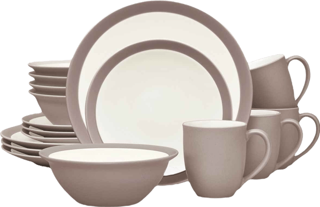 Colorwave Curve 16 Pc. Dinnerware Set, Service for 4