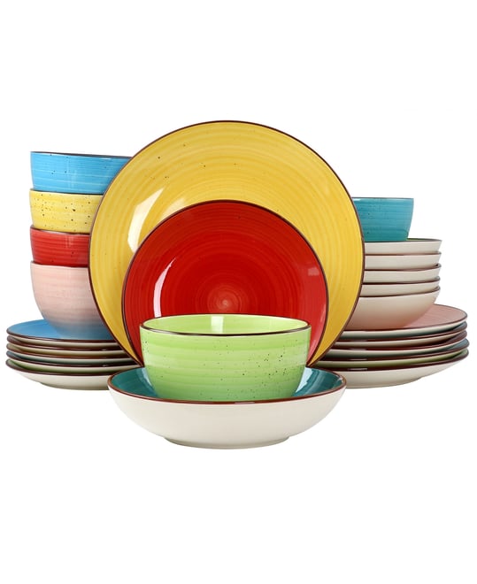 Sebastian 24 Pc. Dinnerware Set, Service for 6