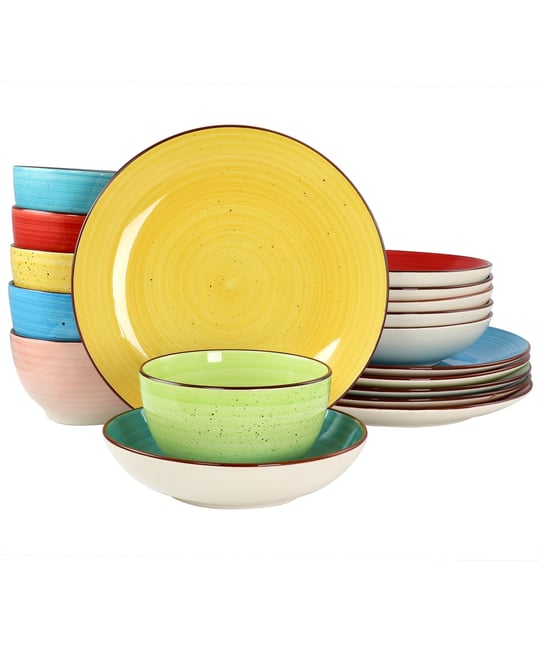 Sebastian 18 Pc. Dinnerware Set, Service for 6