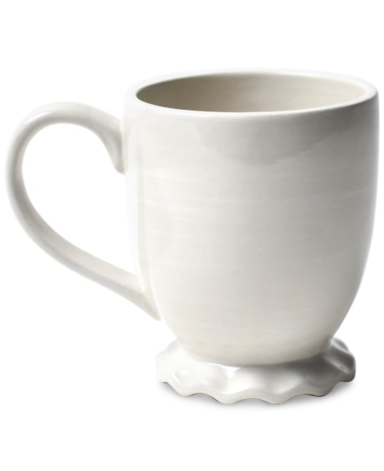 by Laura Johnson Signature Ruffle White Mug