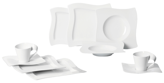 New Wave 30 Pc. Dinnerware Set, Service for 6