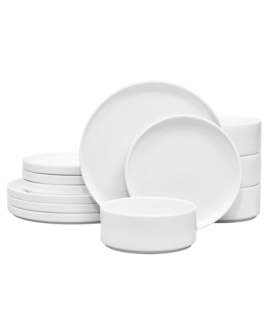 Colortex Stone 12-Piece Dinnerware Set, Service for 4