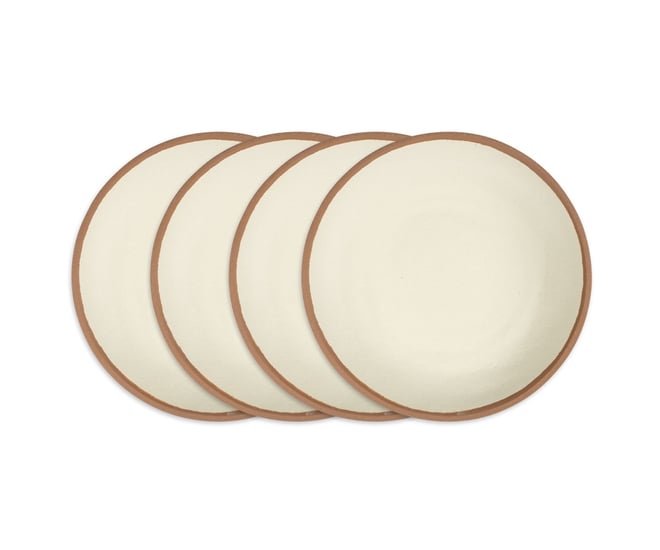 Potter Terracotta Melaboo 4-Pc. Dinner Plate Set