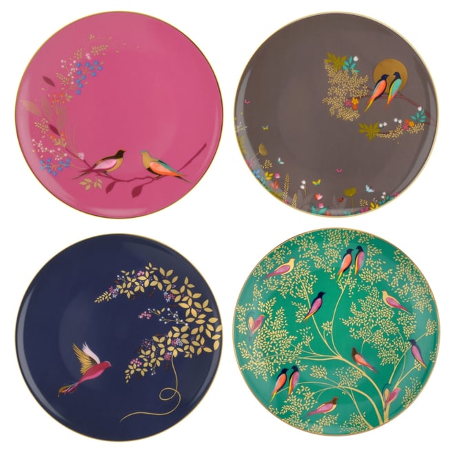 Sara Miller Assorted Plates, Set of 4