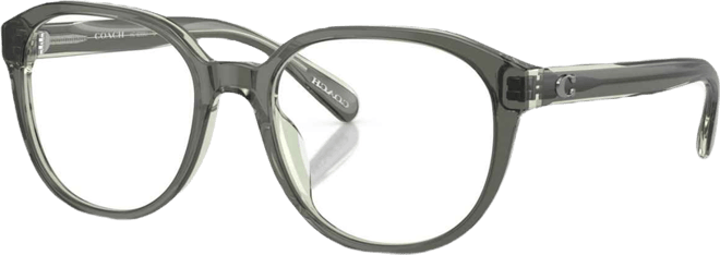 Women's Round Eyeglasses, HC6209U 52