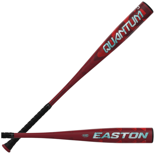 Batte De Baseball Easton Quantum BBCOR 2022 – 31'' 28oz, Noir/bleu, Canon 2 5/8'', Drop 3