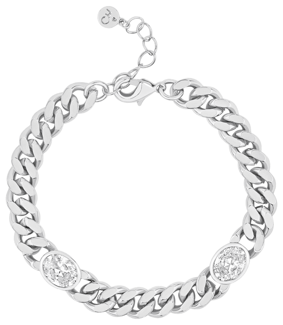 Cubic Zirconia Link Bracelet