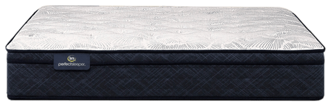 Perfect Sleeper Adoring Night 11" Plush Euro Top Mattress Set, King