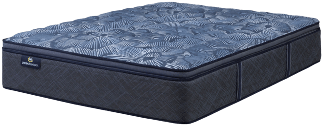 Perfect Sleeper Cobalt Calm 15" Plush Pillow Top Mattress Set, King