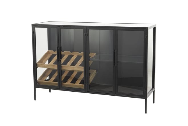 Steel on sale bar cabinet