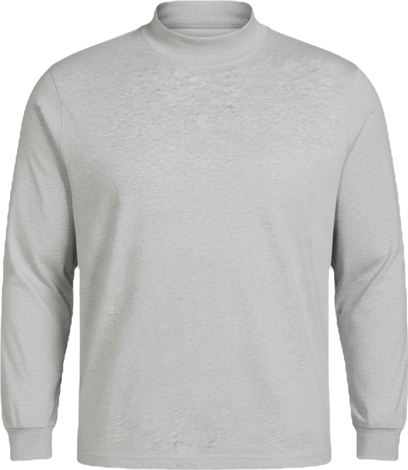 Men's Big & Tall Super-t Mock Turtleneck Tee
