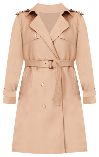 Twill Raglan Trench Coat