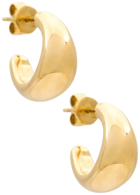 Jumbo Dome Hoop Earrings