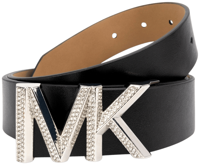 Michael Kors Michael Women's MK Logo Metal Chain Belt - Gold