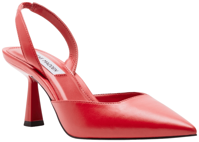 Steve Madden Women's Finlee Pointed-Toe Kitten-Heel Slingback