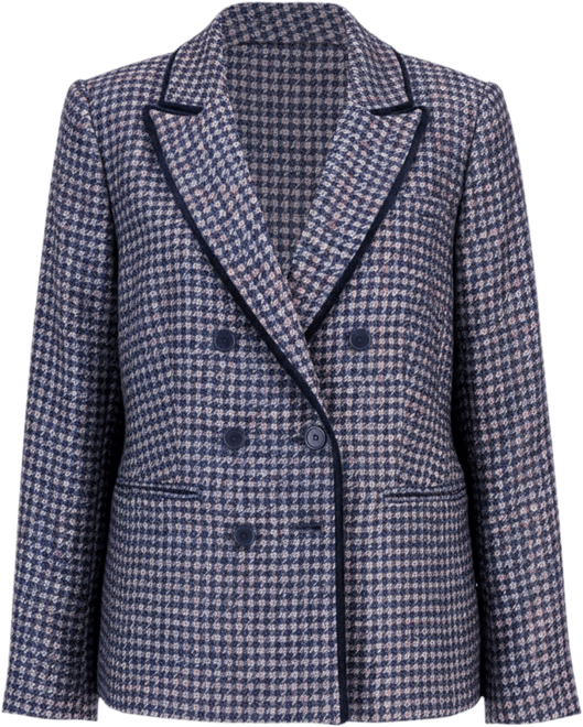 Plus Size Faux-Double-Breasted Blazer