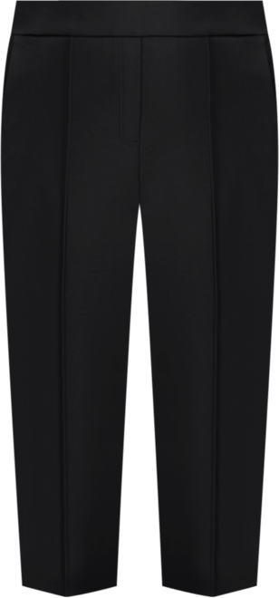 Plus Size Ponte Mid-Rise Front-Seamed Pants