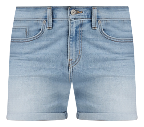Jean Shorts Womens Levi's Women's Mid Length Shorts Slim Fit