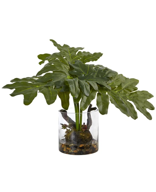 Philodendron Artificial Arrangement in Vase