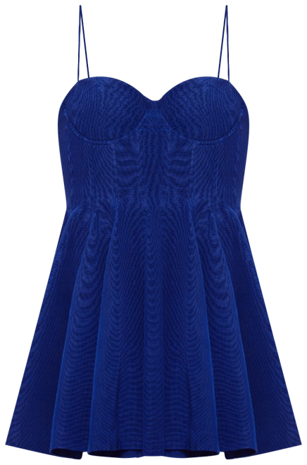 NEW Alice + Olivia Cobalt Blue Strappy Sweetheart Mini cheapest Dress