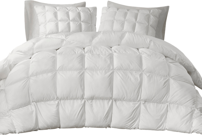Stay Puffed Overfilled Down Alternative Comforter, Full/Queen
