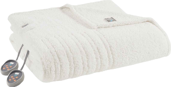 Sherpa Heated Blanket, King