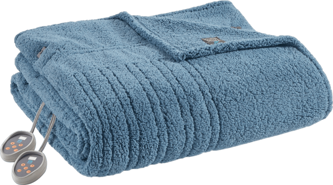 Sherpa Heated Blanket, Queen