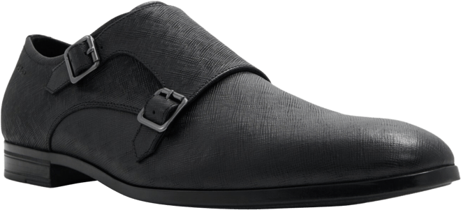 Men's Benedetto Monk Strap Shoes- Wide Width